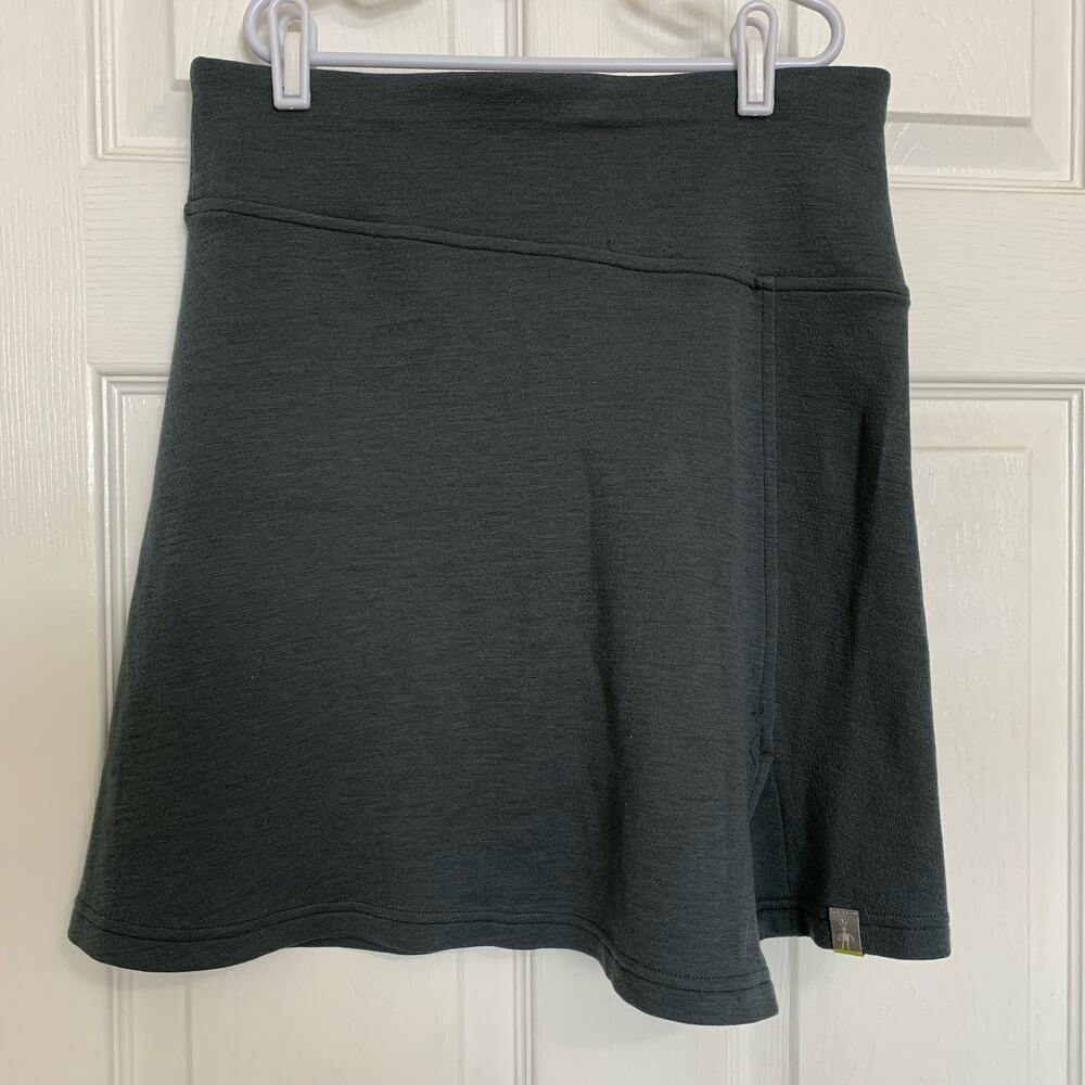 Smartwool Gray Merino Wool Blend Side Slit Pencil Skirt XS - Picture 2 of 9